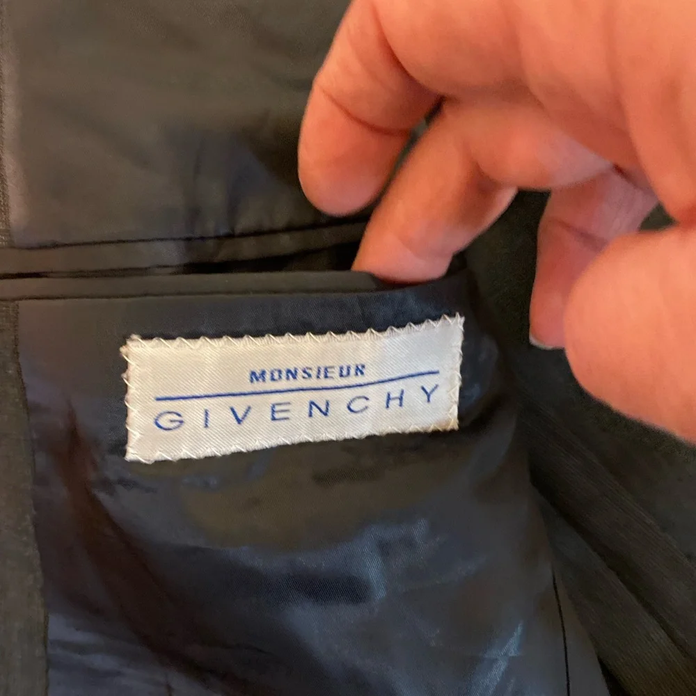 Monsieur Givenchy - Mens dark gray jacket, Size: 44R (not listed see measurem.)